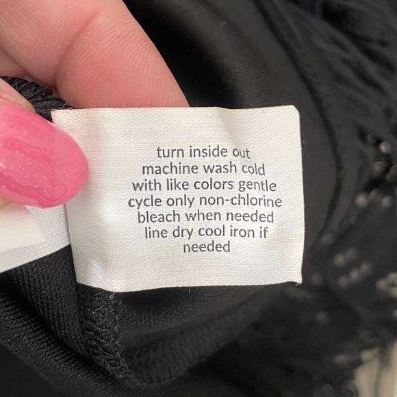 6th & LN | NWT Fringe Lace Skirt - Picture 8 of 8